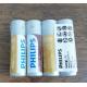 ROHS PHILIPS Low Drain Battery AA Zinc Carbon Batteries For Calculators