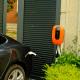 WIFI Rapid EV Charging Point Orange CE For Commercial Use