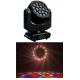 19PCS 15W Zoom LED Moving Head / LED Wash Moving Head Zoom For Stage Lighting