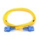 Single Mode 9/125 Duplex Fiber Optic Patch Cord SC UPC To SC UPC