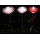 LED Simulation Silicone Rose Lights Lawn Flower Lamp Garden Courtyard Bright Landscape Decorative