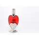 Round Tall Shape Perfume Stick Glass Bottle Hot Stamping Logo With Silver Spray