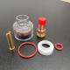 WP 17 18/26 TIG Welding Cup Kit with Glass Cup Collets Body Gas Lens and Ceramic Nozzle