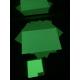 Coated Eco-solvent/UV printable 1x1.2m PVC photoluminescent rigid sheet panels 1.1mm glow in the dark sheets  4-12 hours for Emergency/Fire Extinguisher  Signs