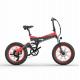 Folding Full Suspension Fat Tyre Electric Bicycle 20inch 1000w 48v X3000
