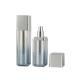 30ml 15ml Square Clear Plastic Cosmetic Twisted Airless Bottle With Pump
