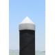 White Dock Piling Caps Anti Corrosion For Floating Pontoon