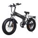 Customizable Color Women'S Fat Tire Electric Bike With Detachable Battery