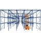 Steel Pallet Standard Safety Drive In Drive Through Racking System Corrosion Protection