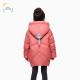 Fashion Winter Pink Hooded Cute Children Duck Down Filled Jacket Warmest 3T 4T Kids Girls Coat