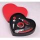New Arrival 4pcs set Heart Shape case stainless steel wood bottle opener