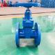 Non Rising Stem Soft Seated Gate Valve Cast Iron Flange Sluice Gate Valve