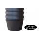PP Resin Horticultural Plant Pots Monthly Rose Seeds Pot Cylindrical