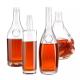 Aluminum Plastic PP Collar 500ml 700ml 750ml Glass Bottle for Brandy Vodka Whiskey Gin