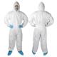 PP Non Woven Coverall For Pesticide Spraying , PE Film Chemical Resistant Coveralls 