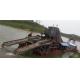 Bucket Chain Excavator Dredging Boat River Gold Panning SGS Certification