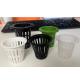 Food Grade Plastic PP 2 3 4 Inch Plastic Net Pot Hydroponic Plastic Mesh Cup Nursery Pots