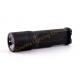 Zoomable Tactical Rail Mount Flashlight , Rechargeable Tactical Flashlight