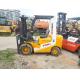                  Used Good Condition Low Price Koamtsu 3 Ton Forklift Truck Fd30 3 Stages Mast Hot Sale             