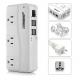 200W Travel Power Converter 220V to 110V With 4 ports Smart USB Charger