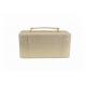 Cosmetic Makeup Case Jewelry Packaging Boxes PU Leather Portable Elegant Design