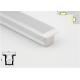 PMMA Cover LED Aluminum Profile Sound Insulation For Kitchen Cabinet 7.6X12mm