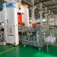 Aluminium Foil Food Container Siemens Motors H-type Making Machine With 4 Cavities Capacity