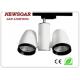 cob 24w two heads ceiling spotlight for different track systems