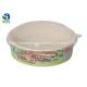 Disposable Custom 130oz 150oz 170oz Paper Printed Fried Chicken Bucket With Lid
