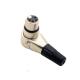 Good quality 4pin female XLR right angle metal cable connectors
