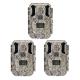 0.4s Trigger Speed Outdoor Hidden Trail Camera IP67 With Two Lens Low Glow Flash Light
