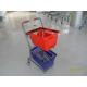 4 Swivel 3 Inch PVC Casters Supermarket Shopping Trolley Used In Small Shop