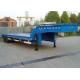 Transport 2 Axles 45 Tons 13m Heavy Equipment Trailer Truck With Low Bed