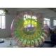 Custom Rainbow Inflatable Water Toy / Roller PVC / TPU 2.4m x 2.8m Heat Sealed