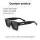 Customized Designer Acetate Sunglasses Trendy Shape Colorful