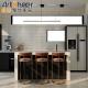 Artificial Quartz Countertop C Shaped Kitchen Cabinet Design For Home Furniture