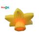 Yellow 1.0m Inflatable Lighting Decoration Hanging Rose Flowers With LED