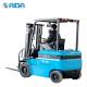 Logistics Distribution Electric Powered Forklift 3000mm hight Four Wheel Drive