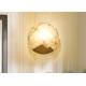 High quality european style modern indoor wall lamp for living room marble copper lamp