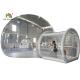 6m Diameter Transparent Inflatable Bubble Tent With Tunnel For Outdoor Camping Rent