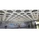 Hexagonal Decorative 1100 Aluminum Ceiling Panel For Deluxe Commercial Center