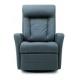 Fabric Cover Tall Back Single Recliner Chair
