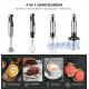 Electric Whisk Master Chef Blender With 500ml Chopper 600ml Container