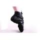 Adult and child pig leather black jazz dance boots