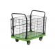 300kg Double Handrail Foldable Cart Trolley High Guardrail Portable Grocery Cart