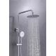 Lightweight Bathtub Shower Faucet Sets Fully Plated 304 Stainless Steel 1.5mm