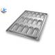 RK Bakeware China Foodservice 49015 Chicago Metallic Glazed Aluminized Steel Full Size Sub Sandwich Bun Baking Tray Pan