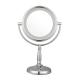 2 Face 1X /5X Double Sided Magnifying Mirror With Lighted 7 Inch