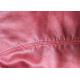 0.65mm red color PU Synthetic leather with rayon backing fabric can be dyed for