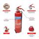 1KG ABC Fire Suppression System ST12 Dry Powder Fire Extinguisher